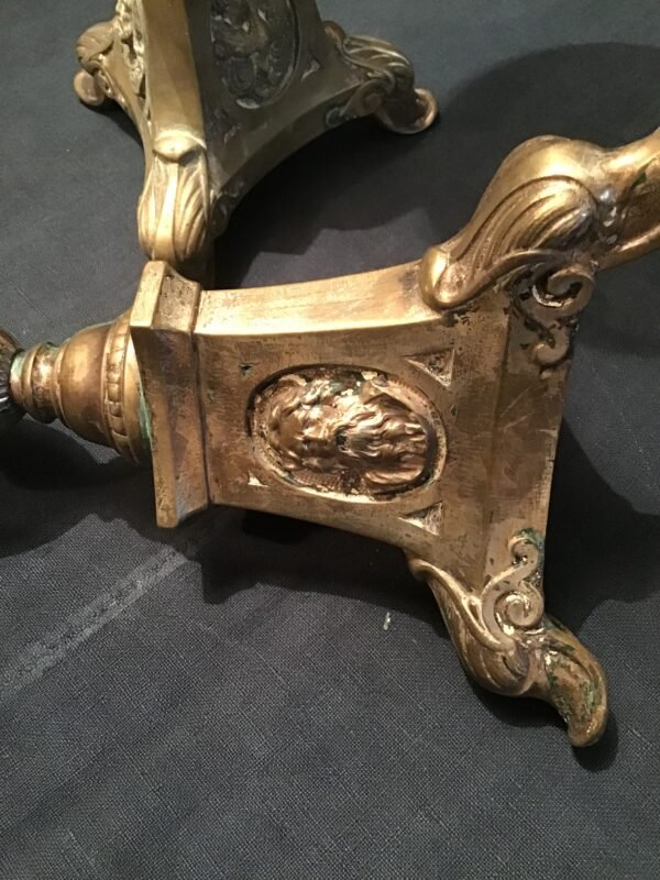paire de porte cierge en métal – Image 2