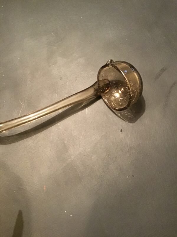 Louche en verre bulle