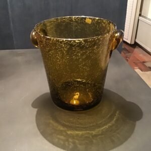 Seau à glace en verre bulle