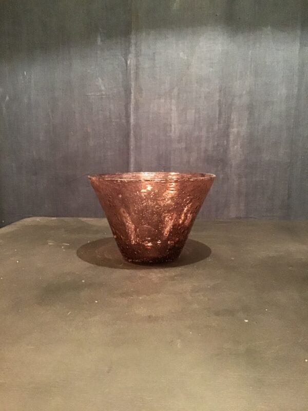 Saladier en verre bulle