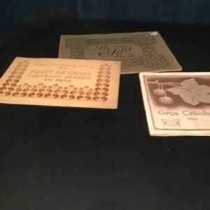 Recueil de modèles de broderies et crochet